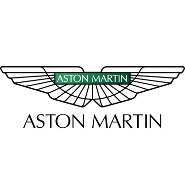 a picture showing the logo of Aston Martin